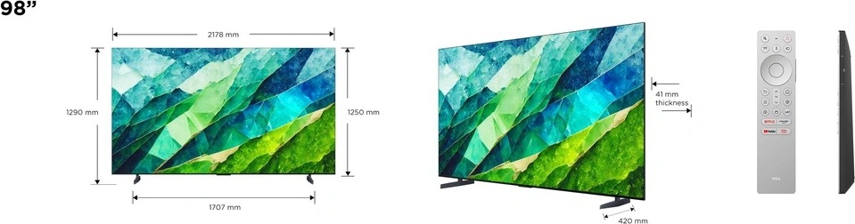 Televizorius TCL 98C855 nuotrauka
