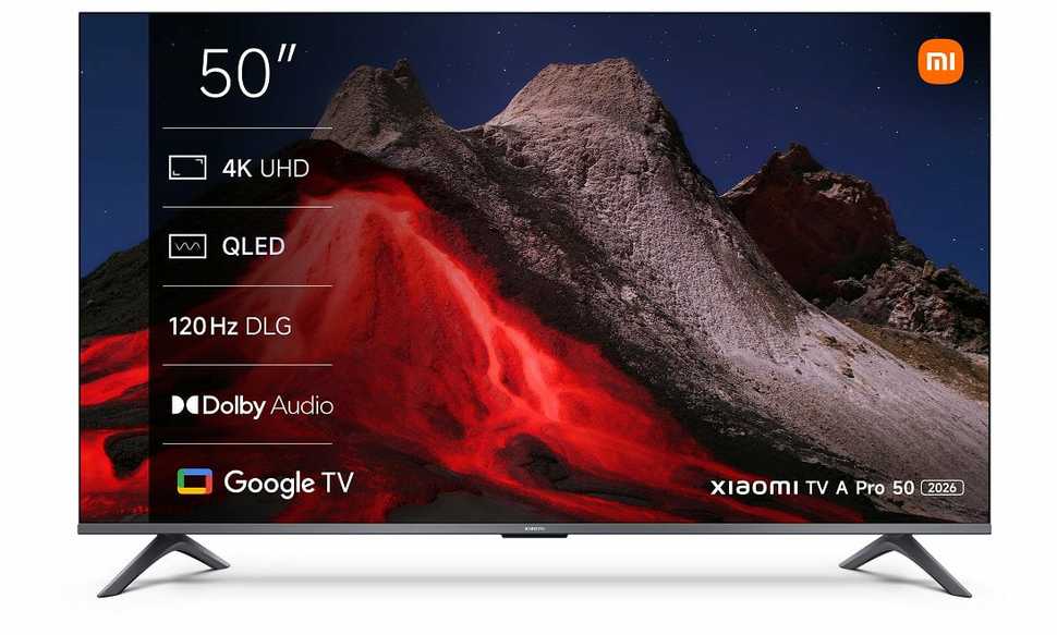 Televizorius Xiaomi TV A Pro 50 2026 nuotrauka
